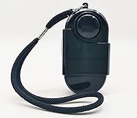 Vista 3 de Paquete de 2 mini detectores de movimiento portátiles, sirena de perforación de oreja de 120 DB, luz LED SOS, dispositivo de seguridad para puerta