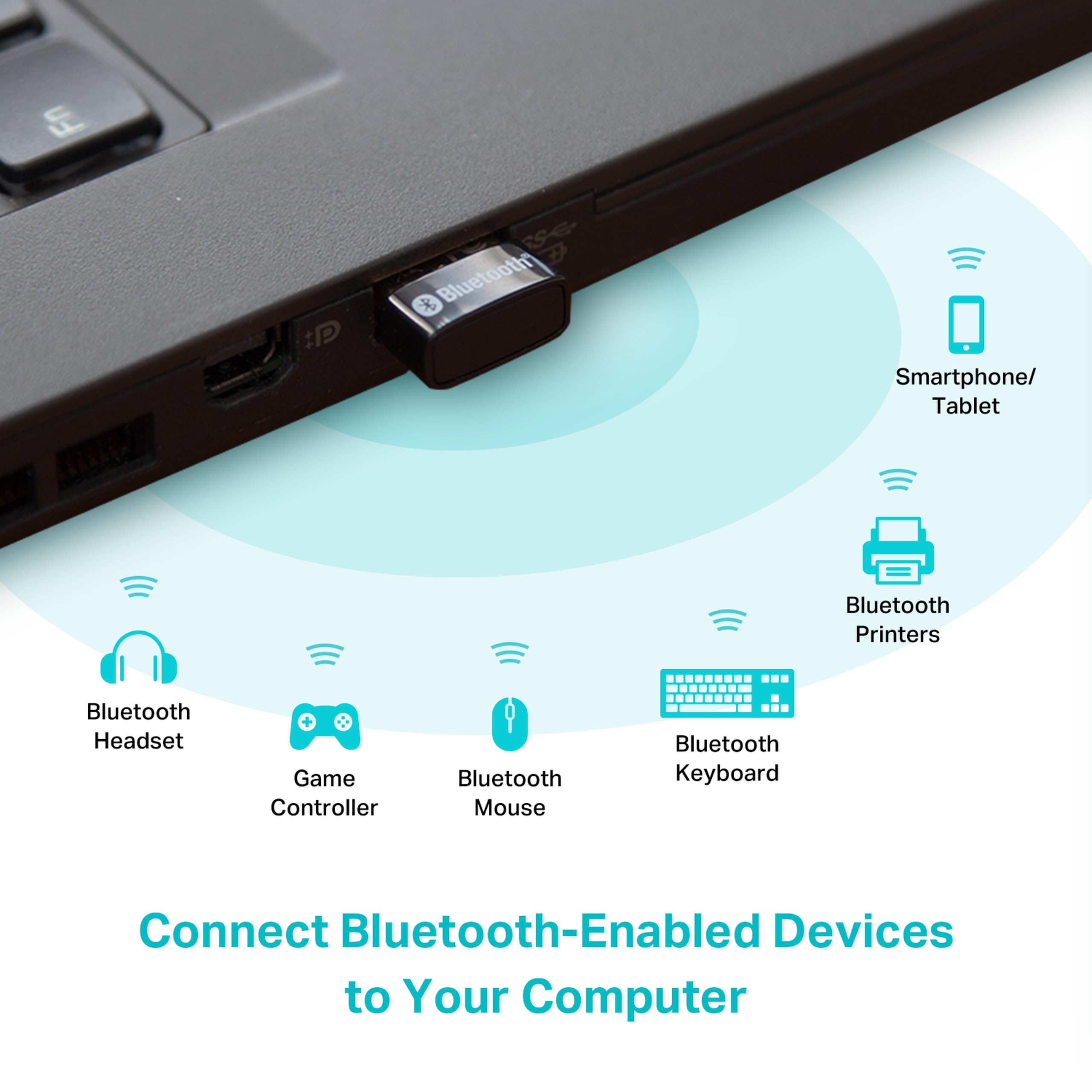 TP-Link USB Bluetooth Adapter for PC - Bluetooth 5.4 USB Dongle Receiver — Amazon image 2