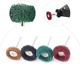 40 Pieces Abrasive Wheels, 1" (25mm) Abrasive Buffing Polishing Wheels Set For Dremel Rotary Tools-1/8"(3mm) Shank - 6