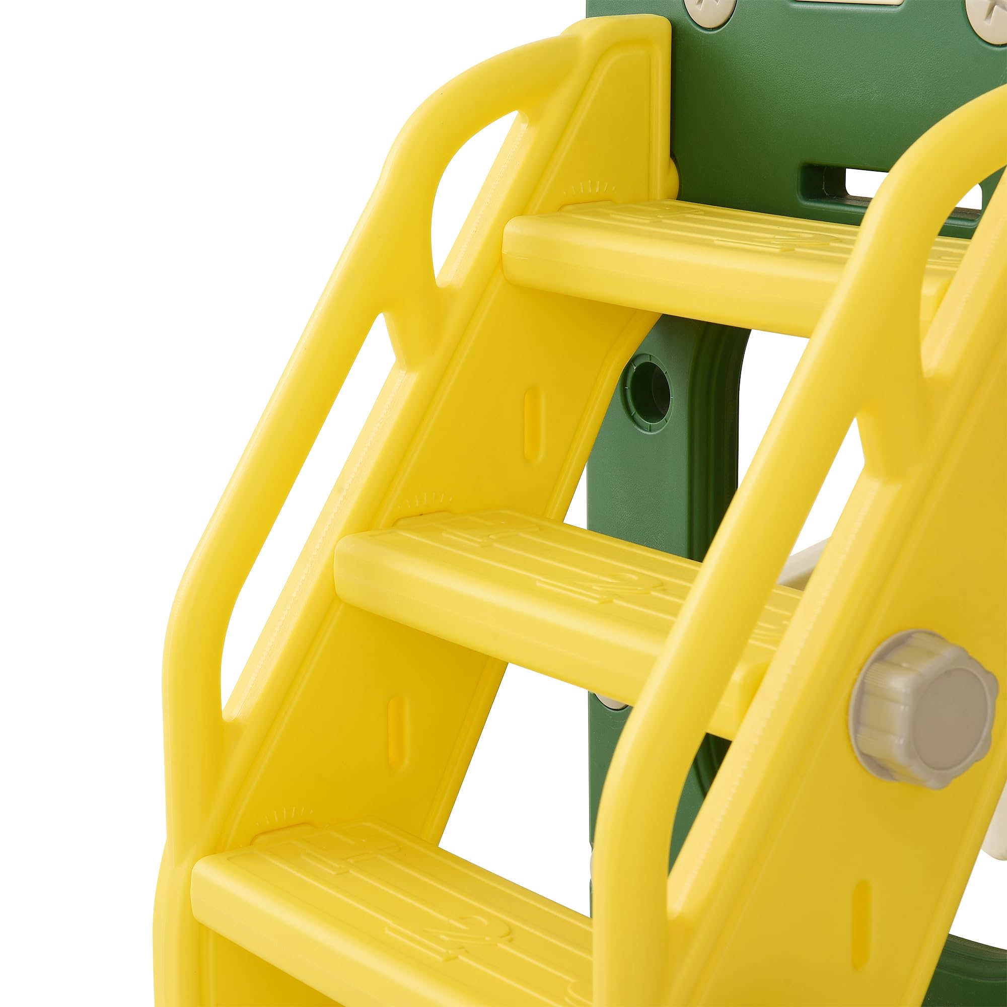 7 in 1 kinderrutsche für Indoor und Outdoor, Kinder Spielplatz mit Rutsche, klettergerüst, Spielgang, Bohrspiel und Stauraum, Kinder Rutsche ab 3-6 Jahre