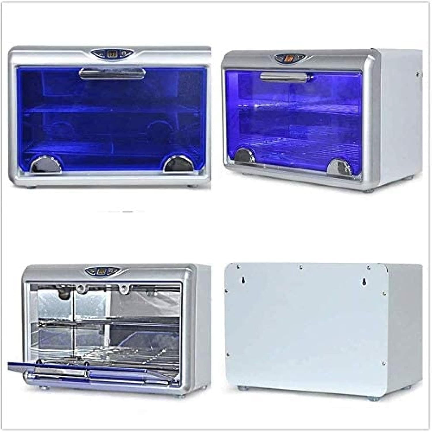 Caja esterilizadora UV para desinfección con luz ultravioleta, gabinete desinfectante profesional para implementos de belleza, dispositivo de mesa compacto para una desinfección eficaz