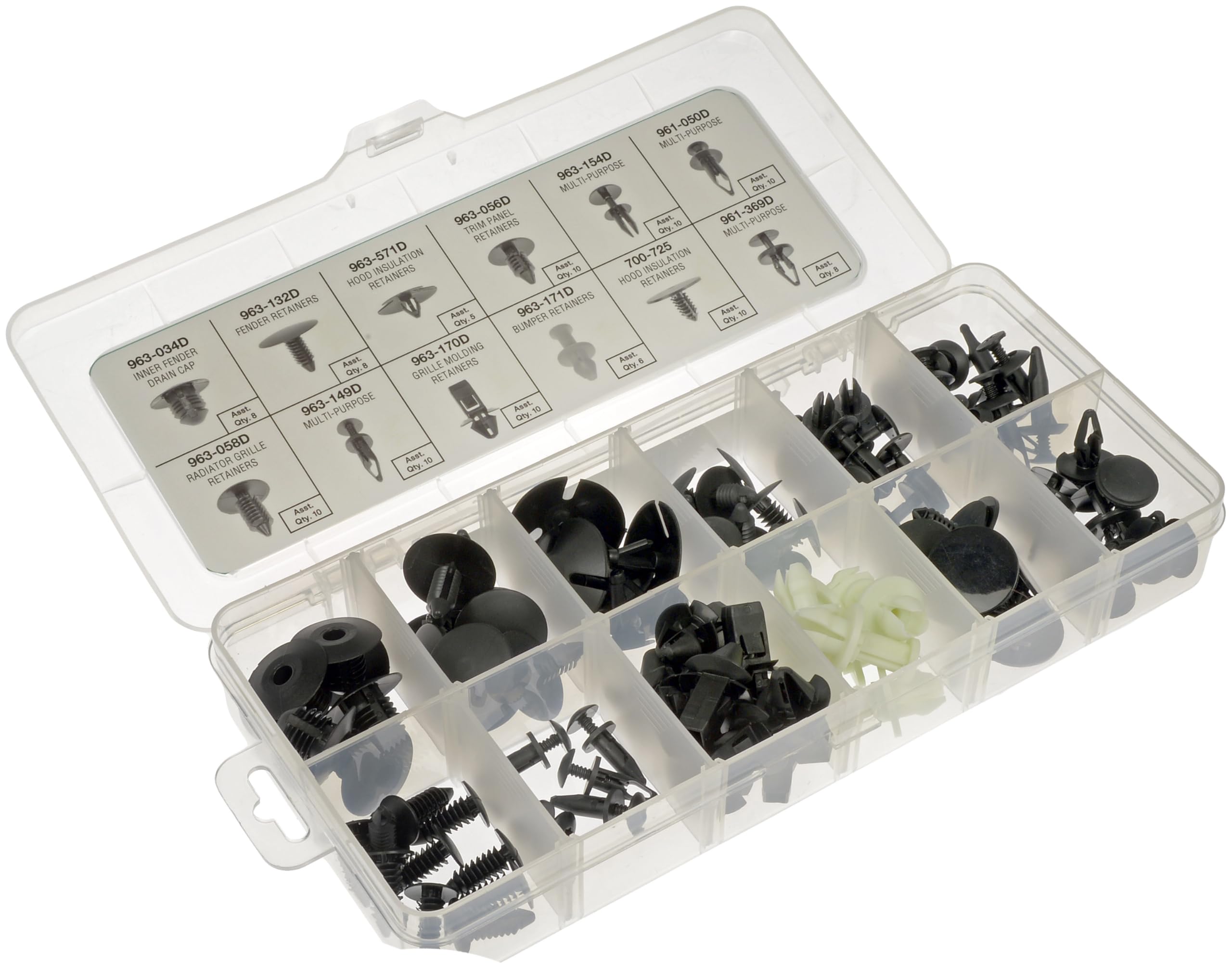 Amazon.com: Dorman 030-743 Body Fastener Tech Tray, 95 Piece