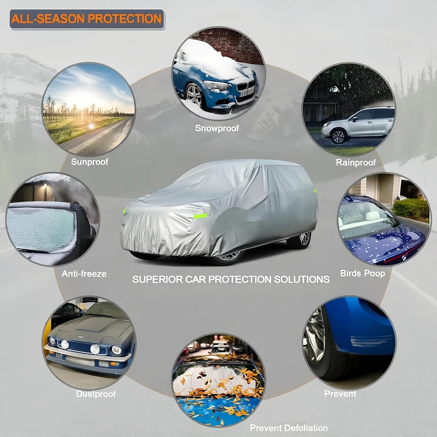 SUV Waterproof Car Cover, Up to 190" image 4
