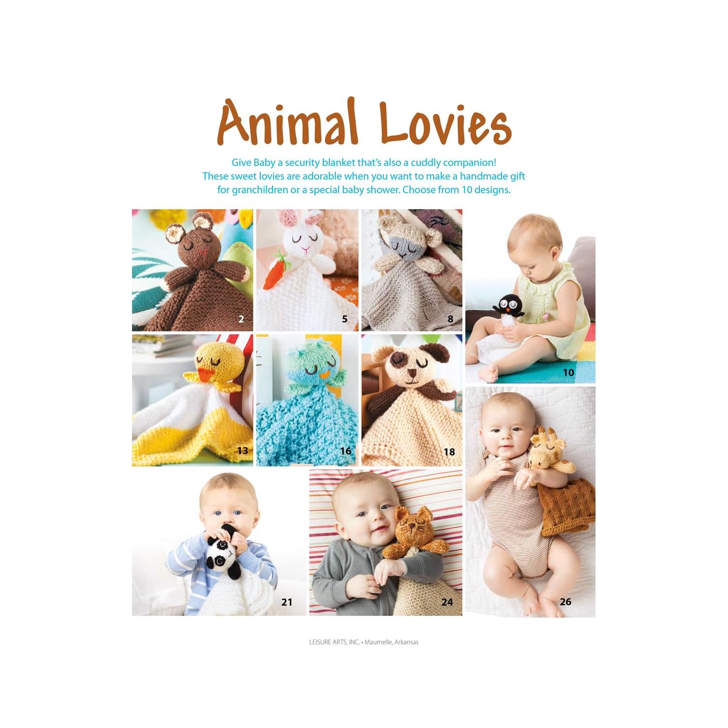 Leisure Arts Animal Lovies Knitting Book - Knitting Patterns, Step-by-Step How-To Guide, Knitting Projects & Techniques for Beginners and Experienced Knitters - Image 7