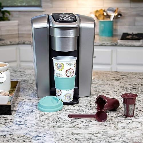 Miniatura 5 de Perfect Pod Eco Fill MAX - Juego de cápsulas de café reutilizables y cucharadas de café, compatible con cafeteras Keurig 1.0