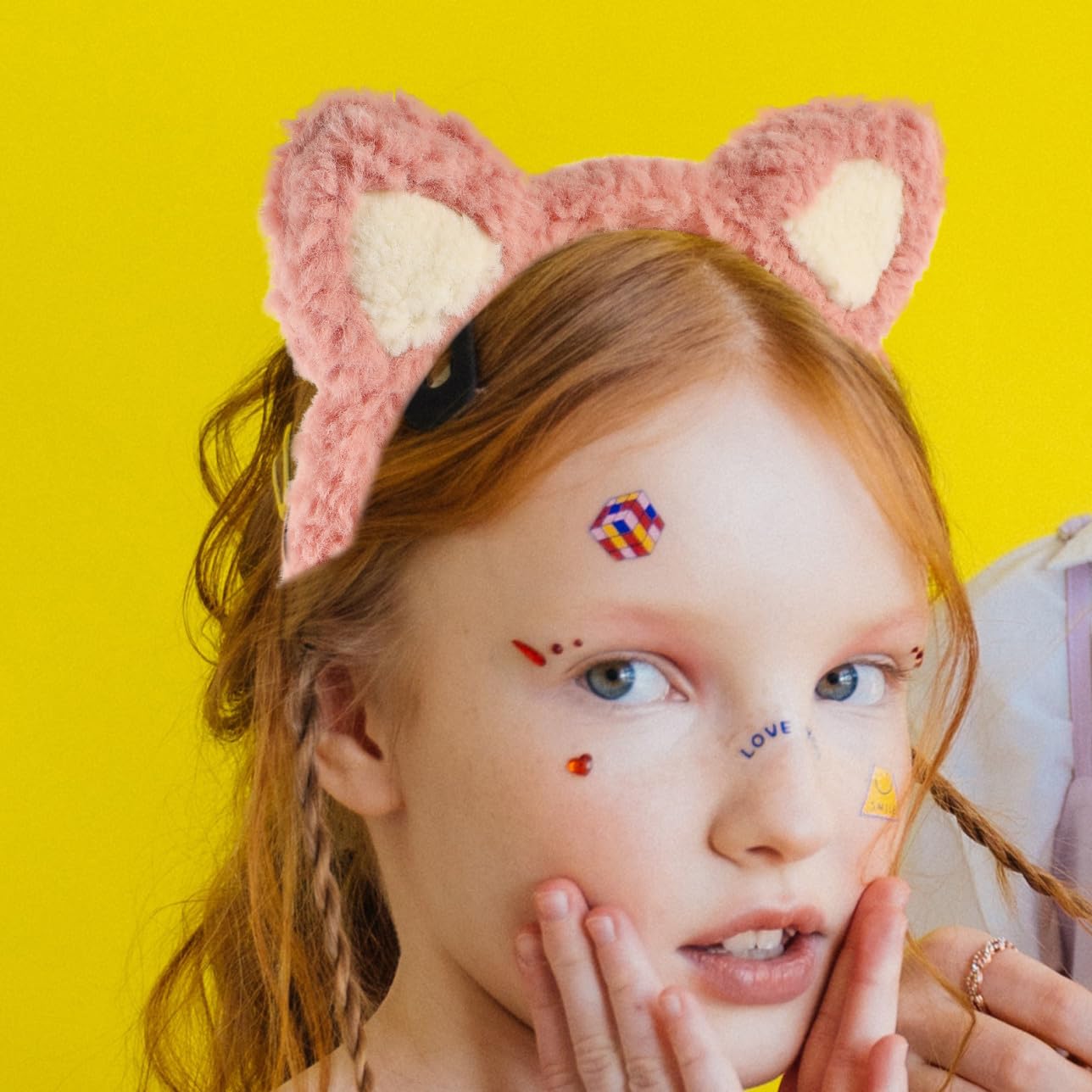 minkissy 15pezzi Fasce Per Trucco Con Orecchie Di Gatto Headband Per Skincare e Lavaggio Viso Accessori Comodi Per Donne Per Spa e Trattamenti Di Bellezza