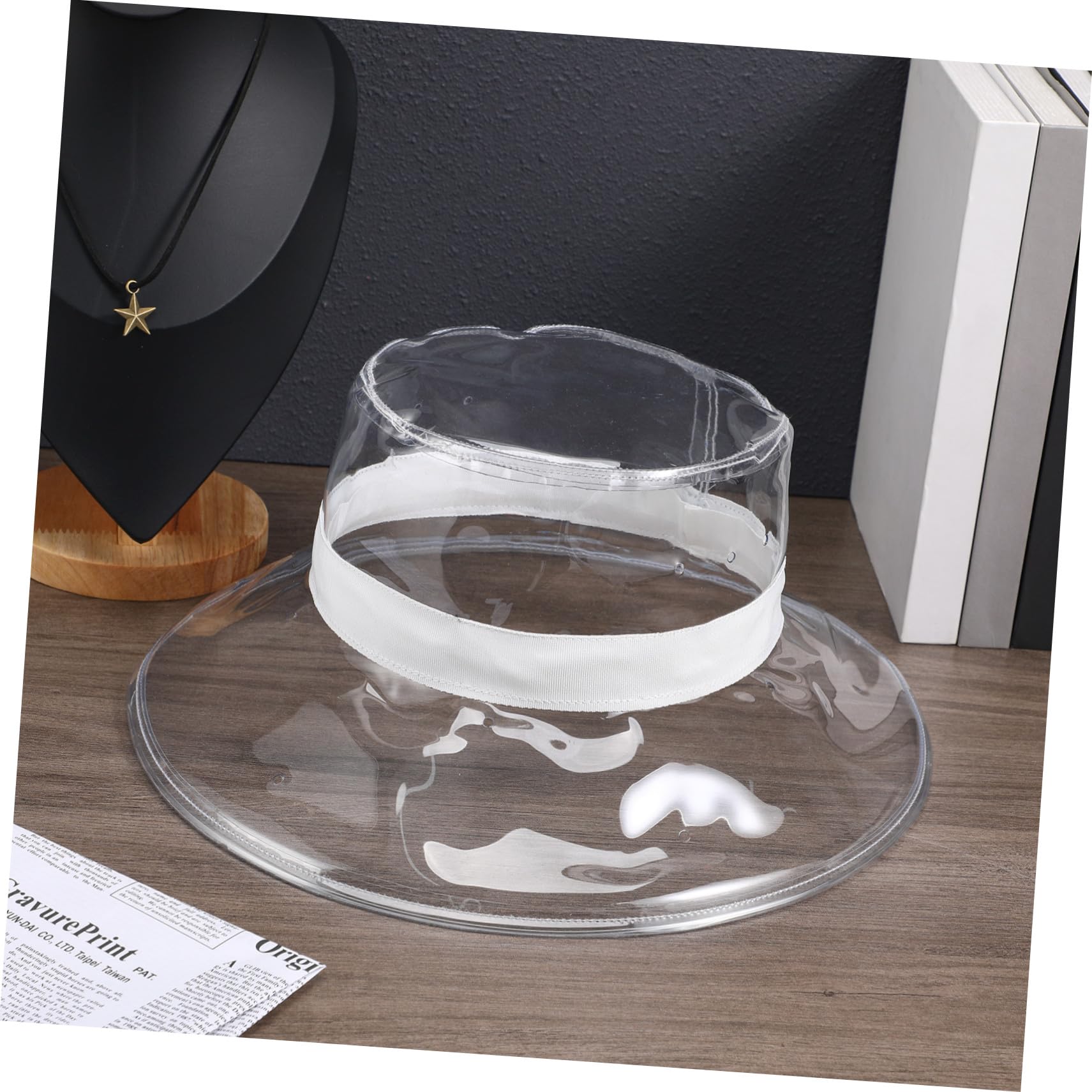 Wasserdichter Fischerhut Regenhut Transparent Damenhüte Und Mützen Eimerhüte Hut Für Frauen Erwachsene Strand Regenhüte Für Damen Falthut Von Frauen Sonnenhüte Für Männer Weiß