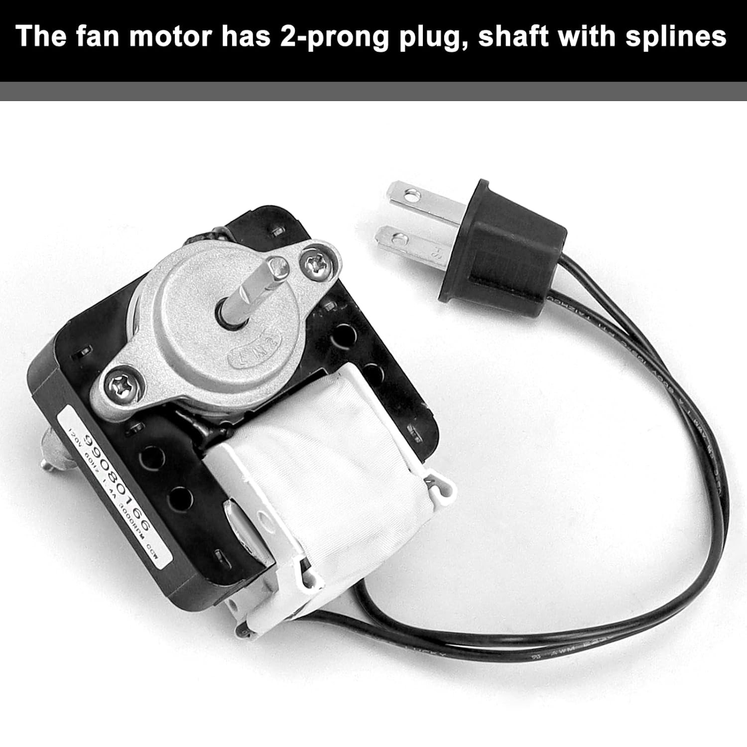 99080166 BP28 Bathroom Fan Motor with Blower Wheel by Fetechmate Fit for Bro-an Nu-Tone 655 679 657 658 Exhaust Fan Motor 70cfm 1.4 Amp 3000RP 120V CCW (2 Pack)