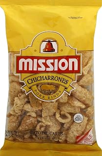 Mission Chicharrones Pork Rinds 4 oz. (Pack of 6)
