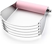 Vista 26 de Spring Chef Batidora de masa blanca de tamaño mediano para hornear, herramienta multifuncional para cortar masa, herramienta de corte de repostería
