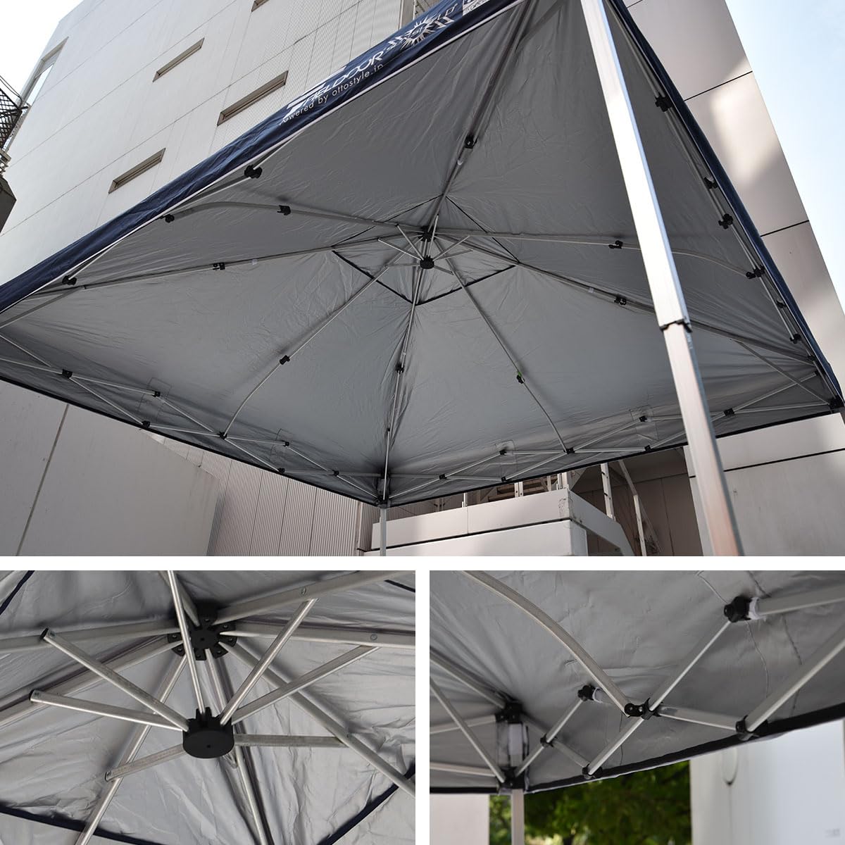 Amazon | FIELDOOR ワンタッチタープテント 【4点ロック/スチール】 G03専用 サイドシート2枚付属 横幕 風抜けベンチレーション  高耐水加工 シルバーUVカットコーティング 紫外線カット 遮熱 [通常タイプ] [2.0×2.0m] [オレンジ] | FIELDOOR(フィールドア)  | タープ ...