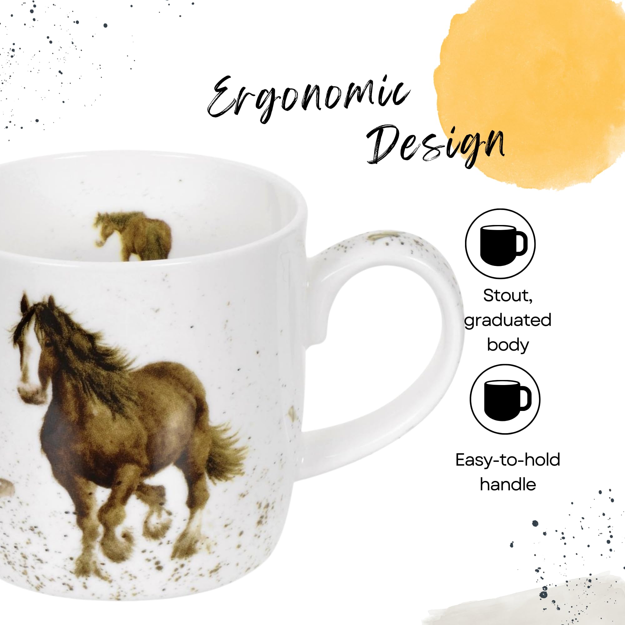 Amazon.com | Royal Worcester Wrendale Designs Gigi Horse Mug | 14