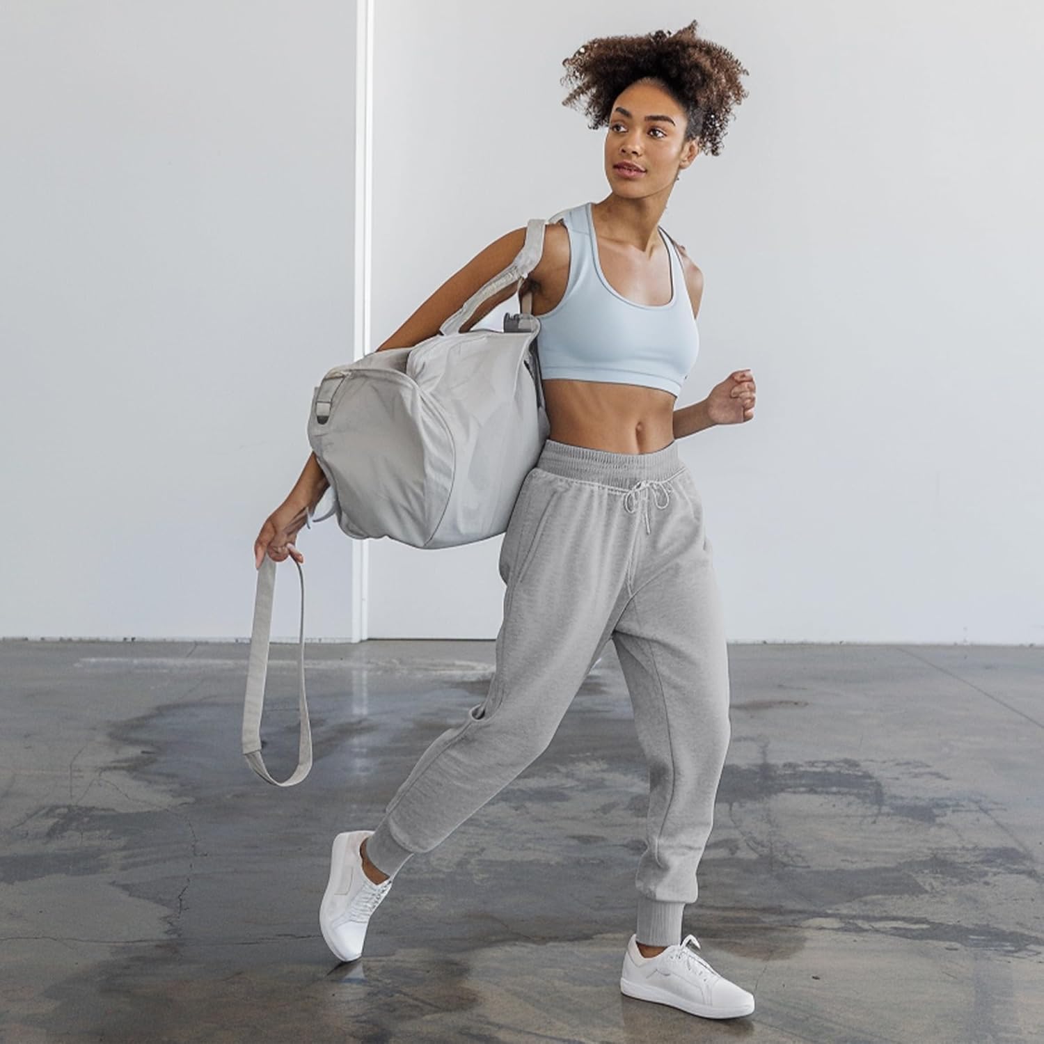 CAMPSNAIL Joggers for Women with Pockets - Womens Sweatpants Yoga Lounge Relaxed-fit Pants for Workout Running - Image 2