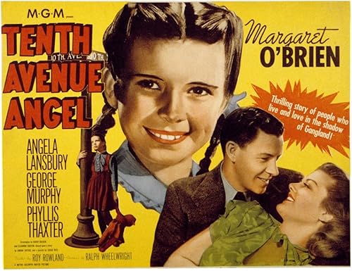 Posterazzi Tenth Avenue Angel Margaret O'Brien George Murphy Angela Lansbury 1948 - Póster impreso, 11.0 x 8.7 in