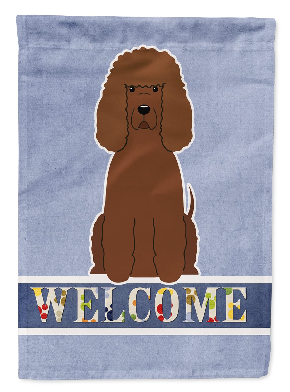 Drapeau Irish Water Spaniel Bienvenue Toile Épaisse Contre Décoloration