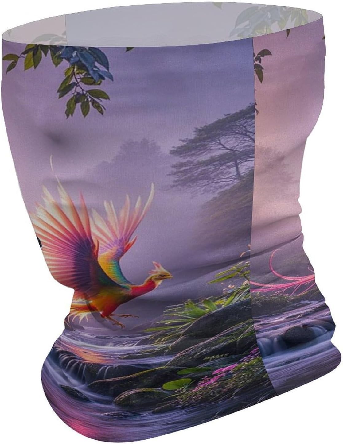 Phoenix is Flying Neck Gaiter Face Cover UV Protection Bandana image 3
