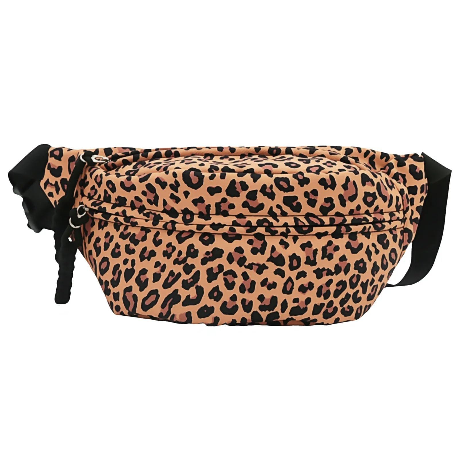 Adjustable Leopard Print Bag, Animal-Print Waist Pack, Spacious Bum Bag with Strap for Women's Casual Use-image-43