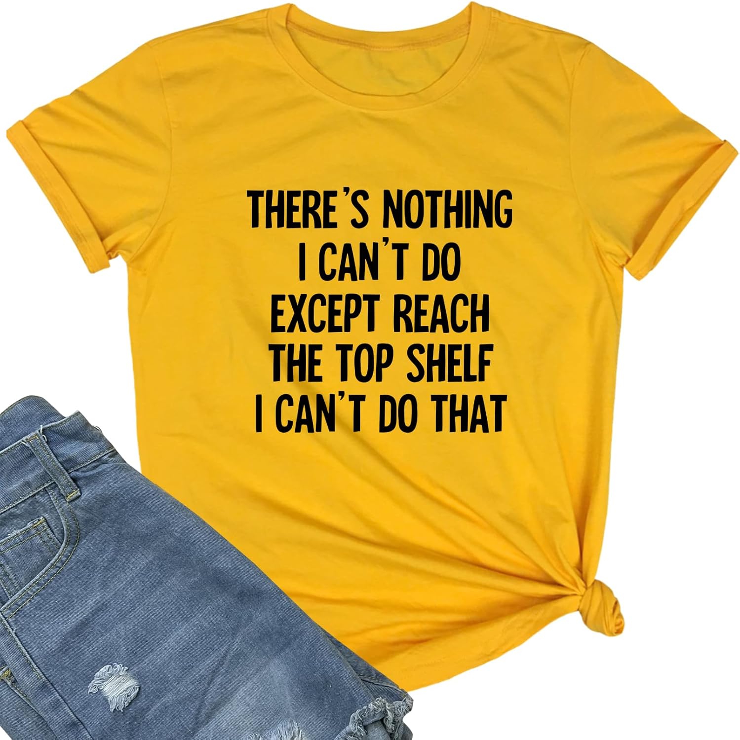 BLACKOO Women There's Nothing Funny Tshirts Graphic Cute Tees