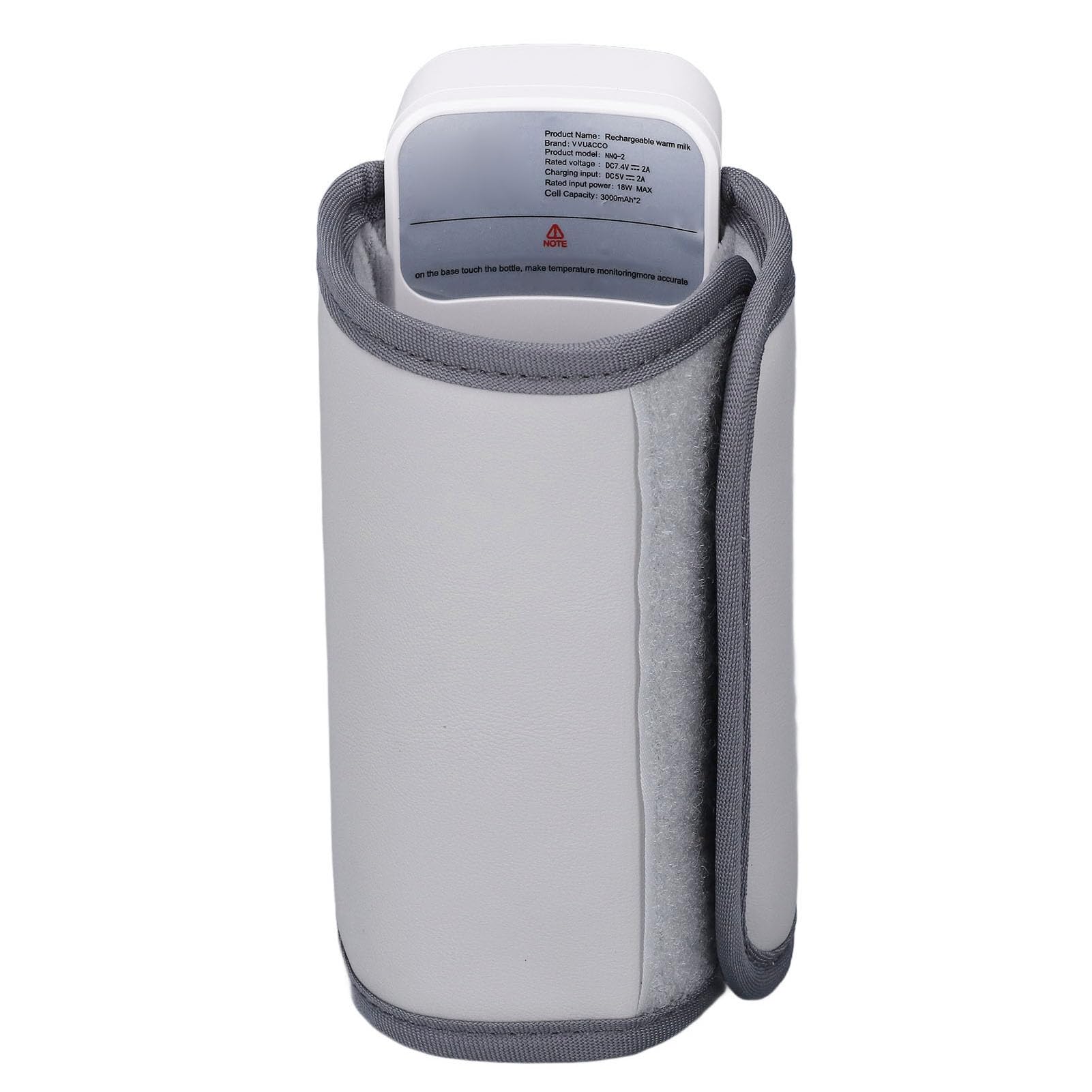Scaldabiberon per Latte Materno, Scaldalatte Materno Ricaricabile USB a Temperatura Costante, Scaldabiberon da Viaggio con Riscaldamento Automatico Notturno per Casa e Viaggio