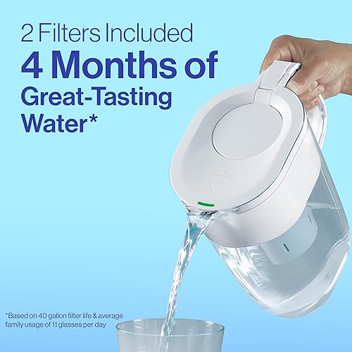 Miniatura 8 de Brita Filtro de agua Plus, filtro de repuesto de alta densidad para jarras y dispensadores, fabricado sin BPA, 2 unidades