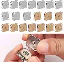 Bottoni Magnetici Metallici - 20 Paia, Diametro 18 Mm, Colori Oro E Argento, Per Cucito Fai Da Te - Foto 9