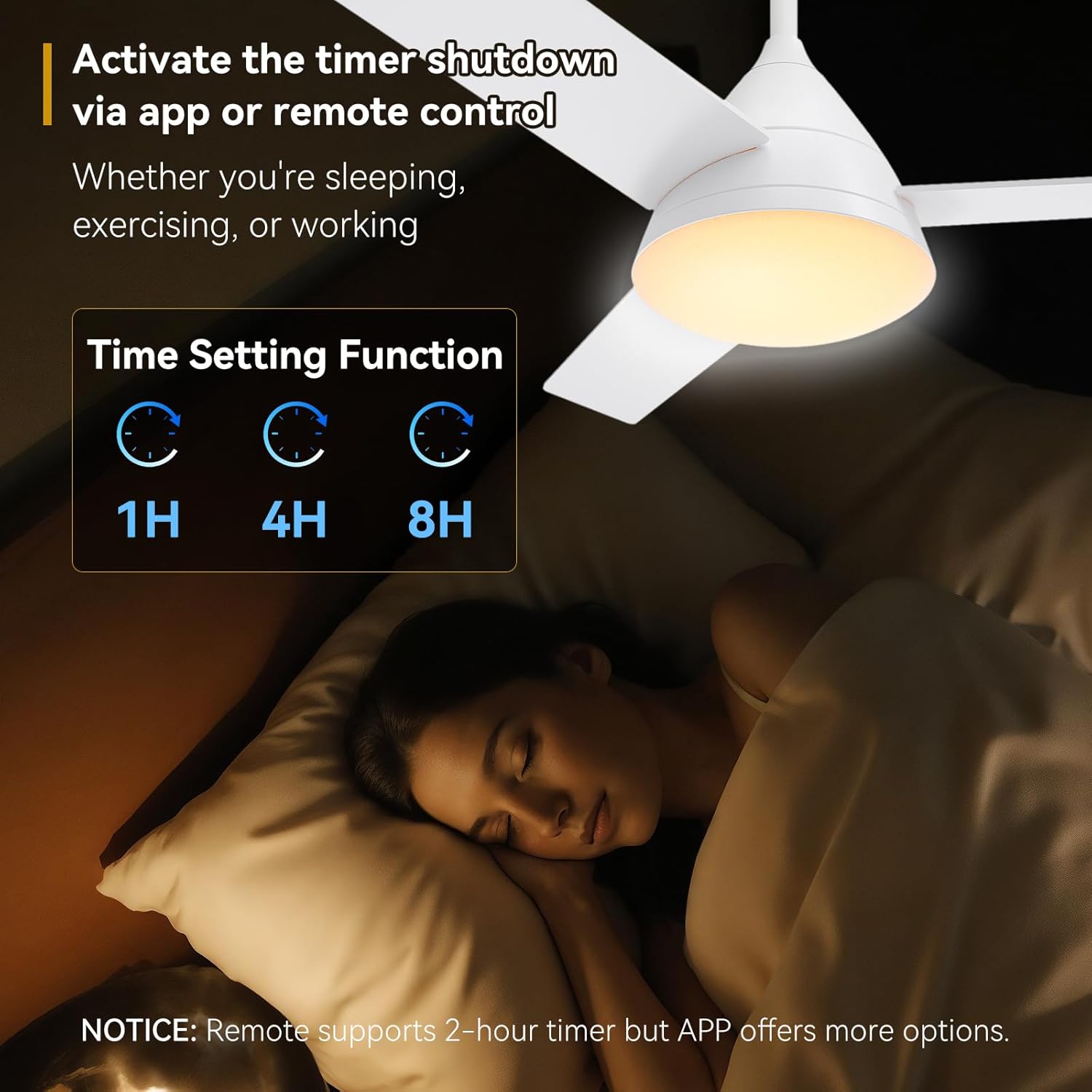 Ceiling Fans with 3CCT Dimmable LED Lights| 42 Inch Ceiling Fan with Quiet Reversible DC Motor| 6 Speed Wind Light Bulb Fan for Bedroom Living Room Kitchen Indoor Outdoor