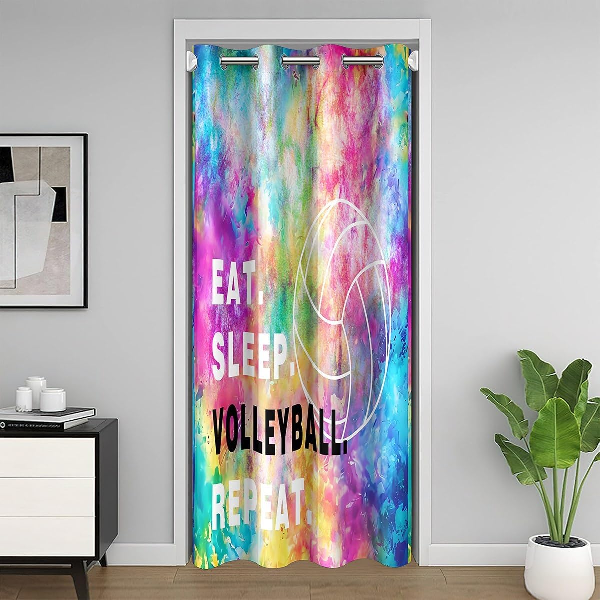 Feelyou Red Race Car Closet Door Cover Curtain for Bedroom 52"x84", Sports Car Door Curtain for Doorway Privacy Racing Car 30%-50% Room Darkening Blackout Curtain Toddler Race Sports Car