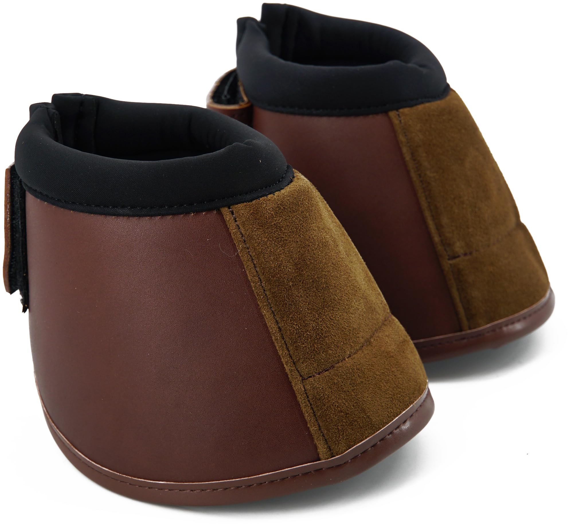QMYBROW No Turn Bell Boots Hoof Protection,Shock Absorbing, Water-Repellent,with Anti-Spin Fastening System - Image 3