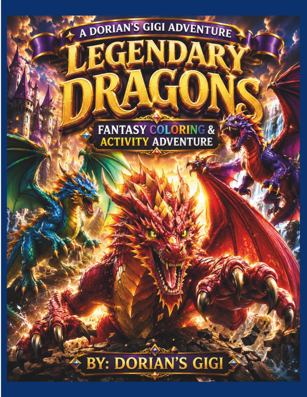 LEGENDARY DRAGONS: FANTASY COLORING & ACTIVITY ADVENTURE (DORIAN'S GIGI ADVENTURES)
