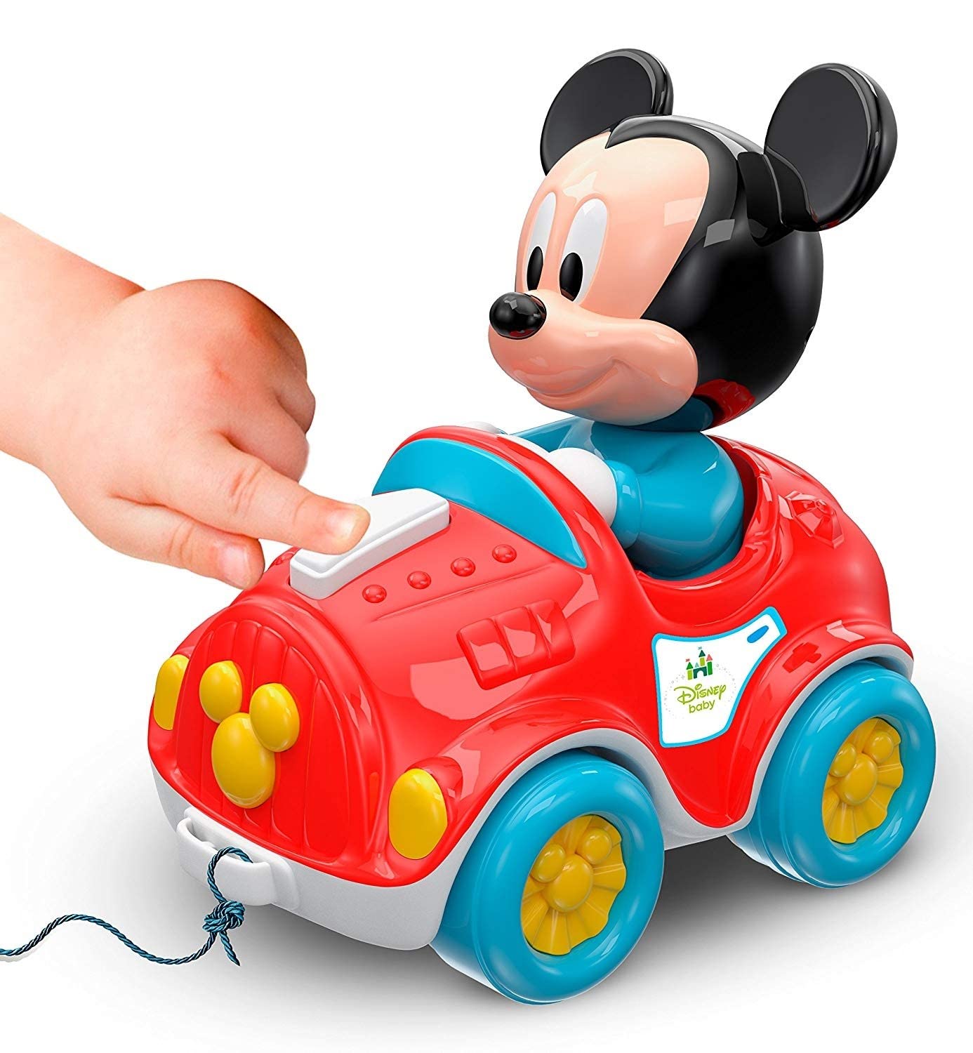 Clementoni - Baby Disney Arrastre Baby Mickey - juguete bebé de Disney a partir de 10 meses (17208)