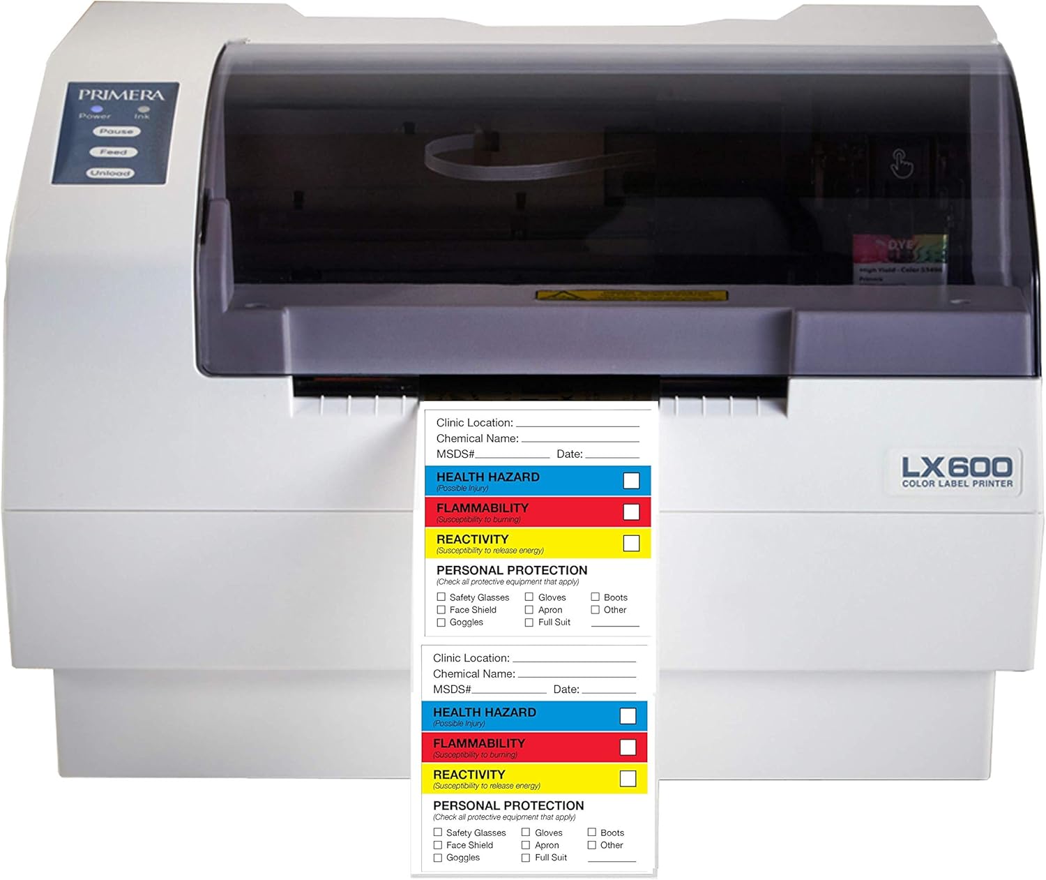 Primera LX600 Color Inkjet Label Printer 74561 - Print Your Own Product Labels, Prints Up to 5 Inches Wide