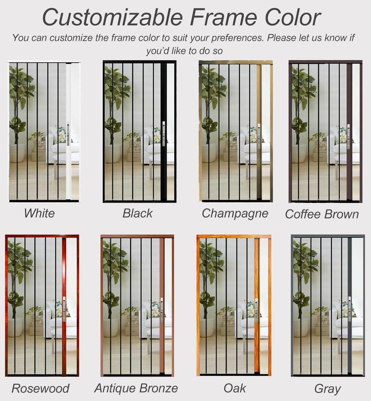 Rejas para Ventanas Exteriores Malla Mosquitera Extensible Alta Altura Puertas, Ideal Gatos Perros, Mosquitera Repuesto Ligera Cerradura, Valla Protectora Antiarañazos(W55xH60cm/22x24in)