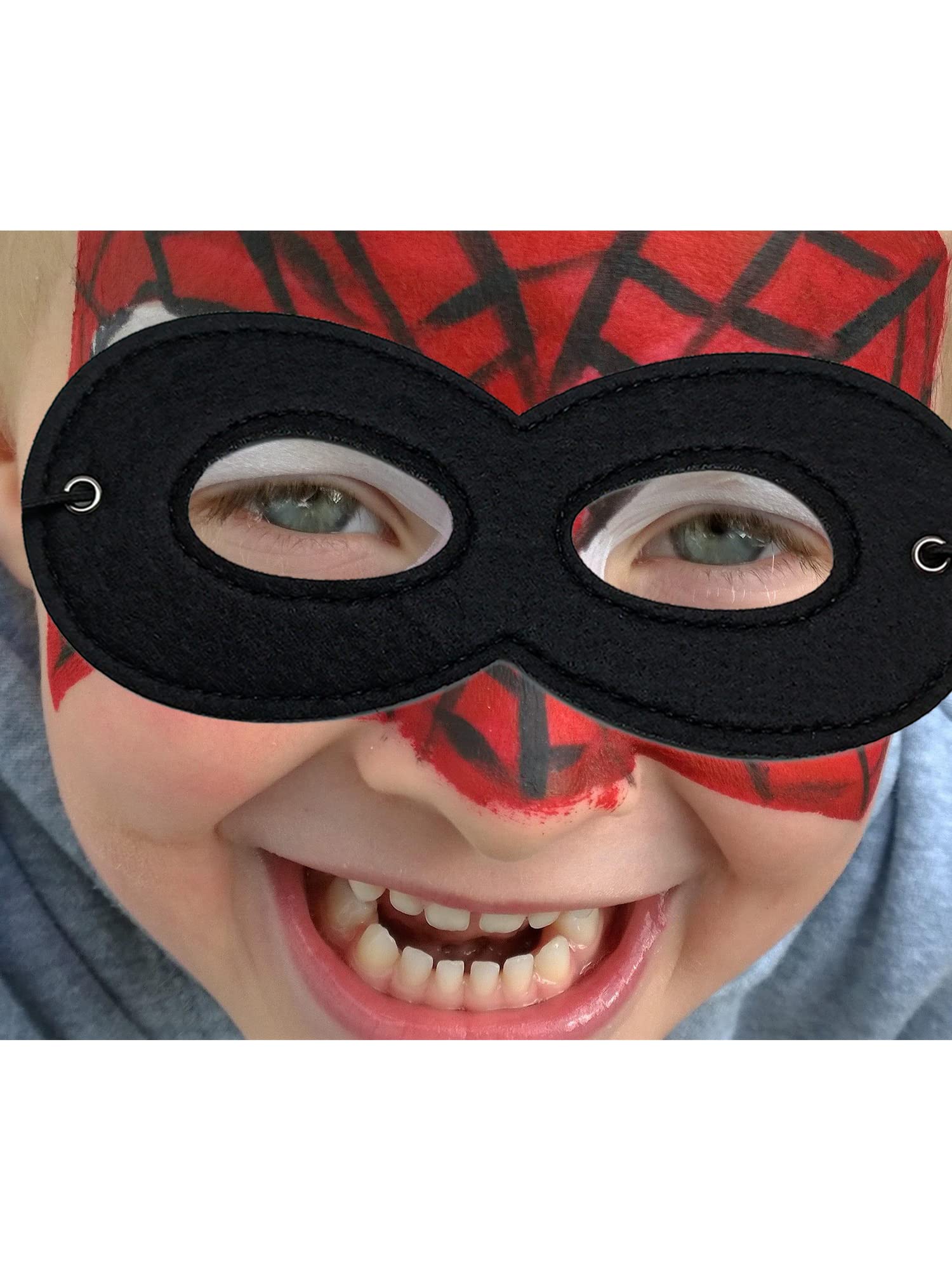 Pieces Superhero Halloween Robber Dress Up Masks Black Felt