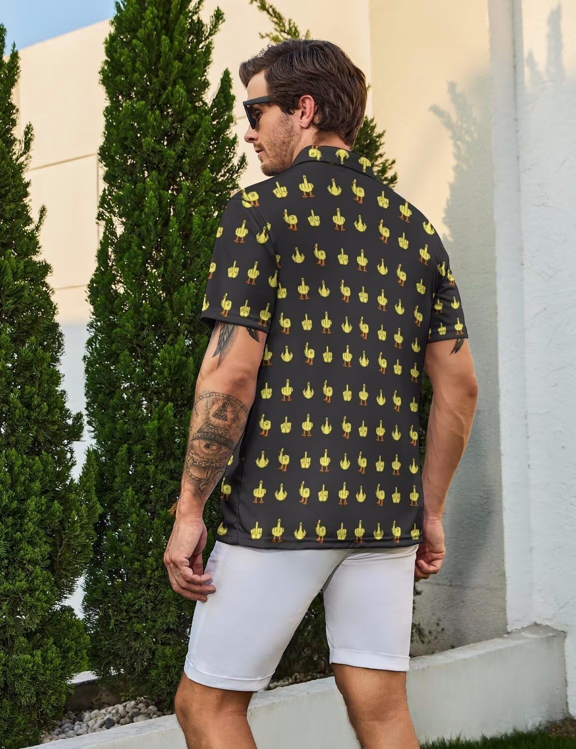 Men's Funny Polo Shirts Short Sleeve Golf Shirt for Men Quick-Dry Golf Polo Shirt Moisture Wicking Activewear Polos - Image 3