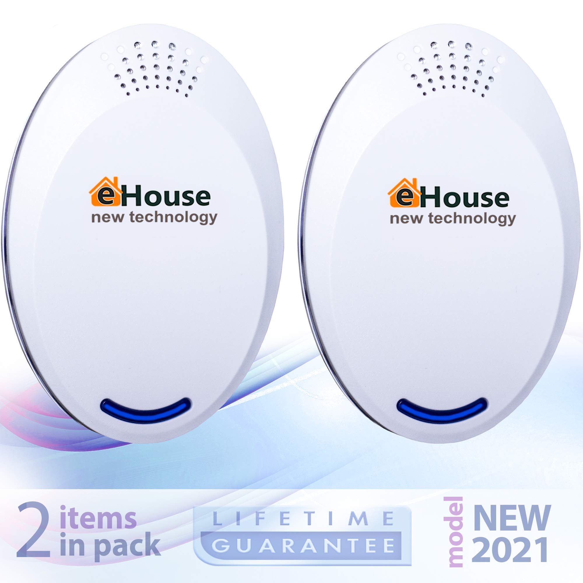 Buy BH4, 2Pack Ultrasonic Electronic Repellent Best Plug in Get Rid of Rodents