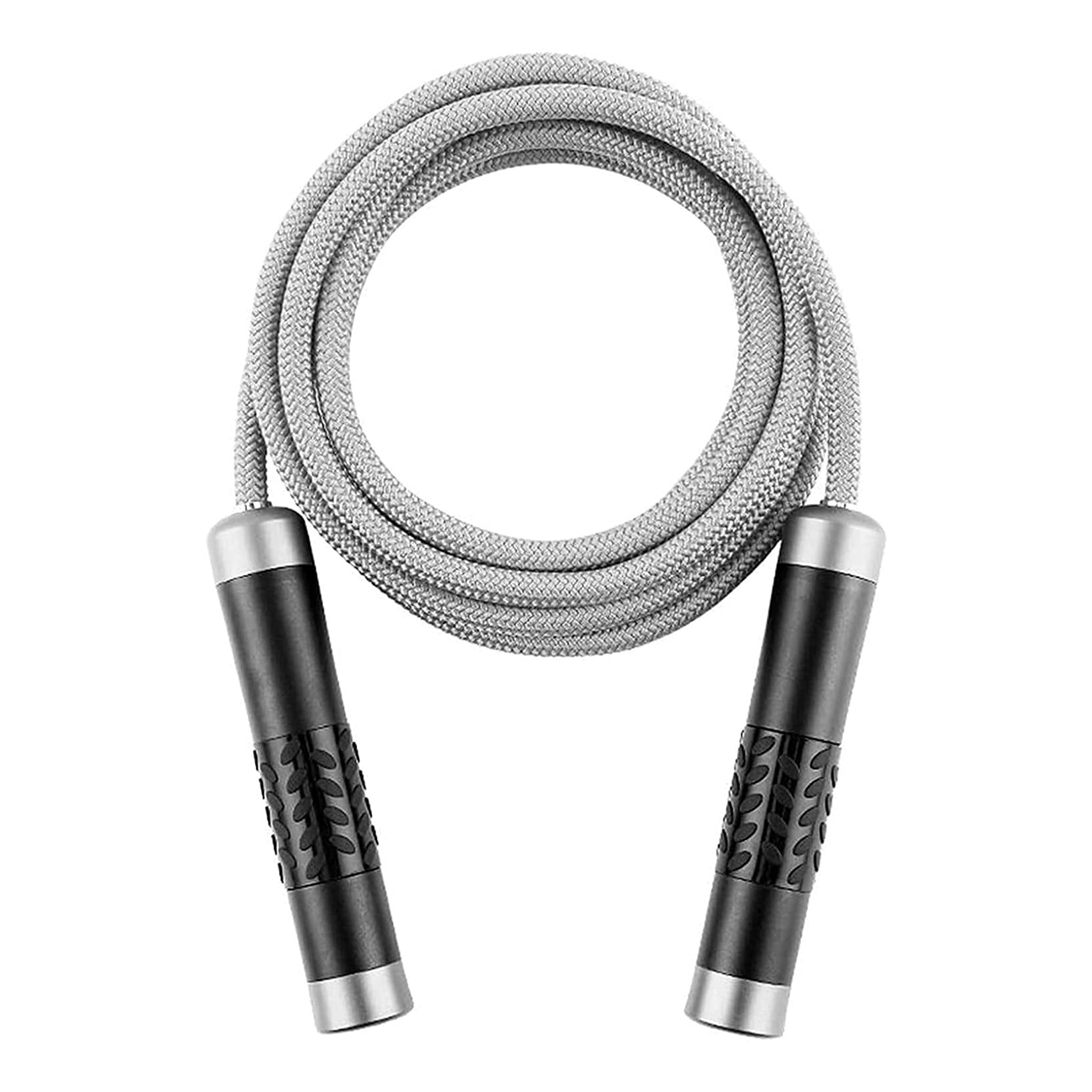 Corda da Salto ponderata for Fitness di Allenamento, Cuscinetto a Sfere Senza groviglio a velocità Rapida Corda for la Perdita di Peso, Maniglia Lunghezza Regolabile 9mm. Cotone in Tessuto
