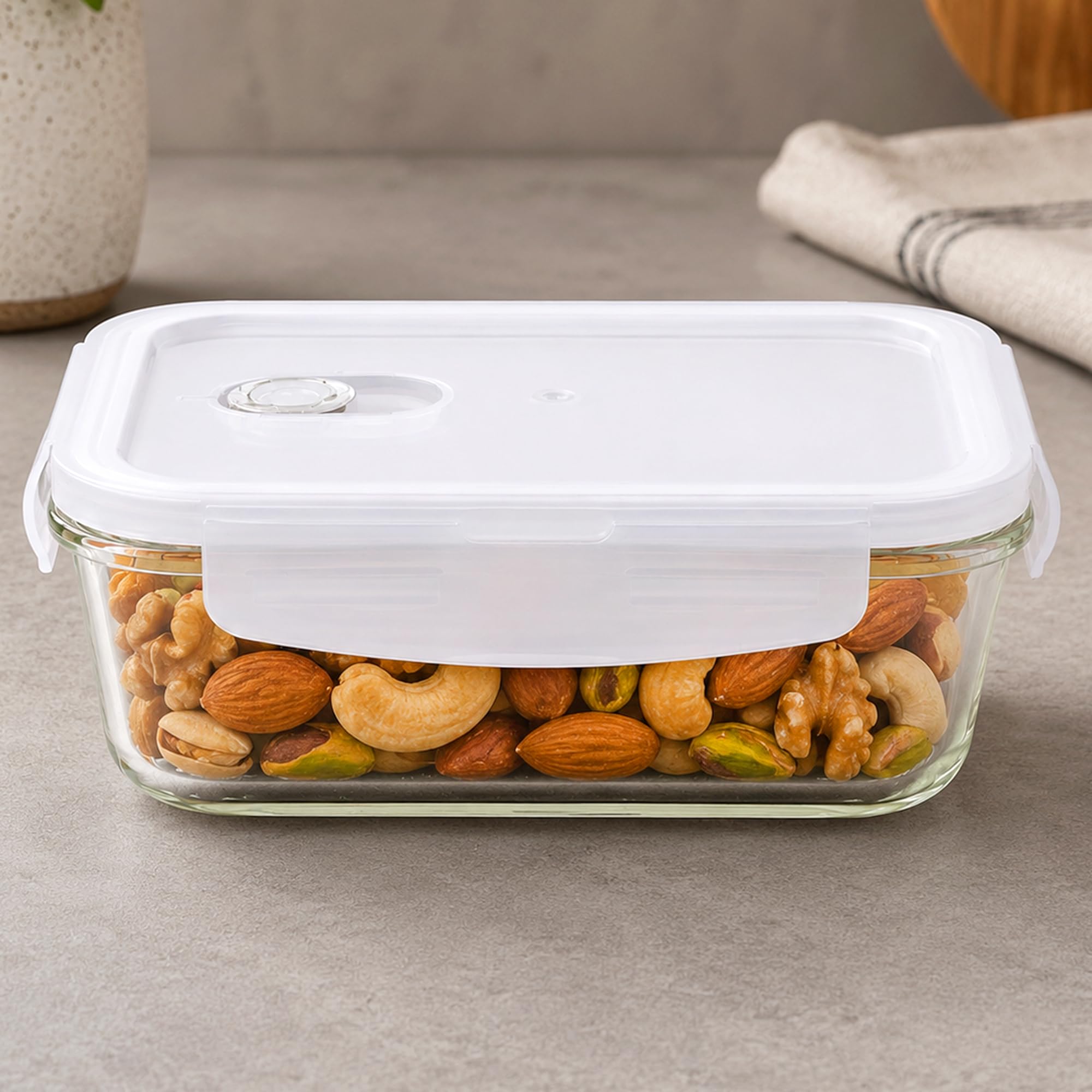 Glass Food Containers - Set of 4 -22 Glass Food Containers - Set of 4 -22