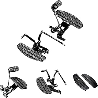 Black Foot Board Floorboard Pedal Forward Control Kits Fits for Harley Davidson 2018-2024 Street Bob, Low Rider S ST, FXDR 114, Softail Standard