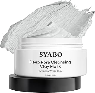 Amazonian White Clay Refreshing Pore Mask, Blackhead Remover for Face, Resurfacing Mask 200ml (7.05 Fl Oz)