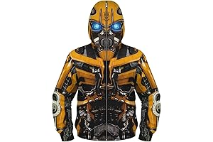 Full-Zip Kids Boys Robot Costume Hoodie