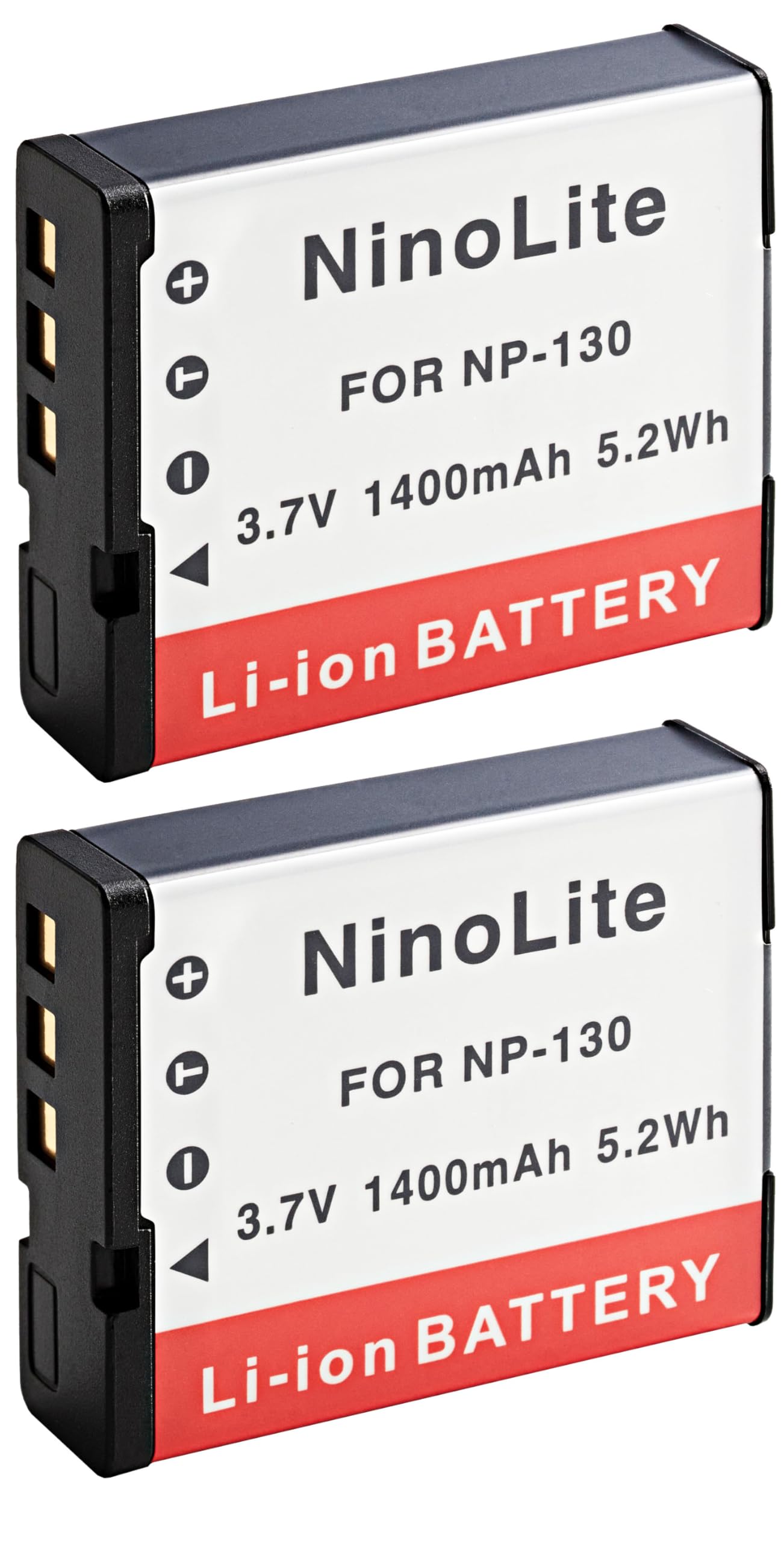 NinoLite NP-130 NP-130A 互換 バッテリー 2個セット カシオ等対応 np130casiox2_t.k.gai