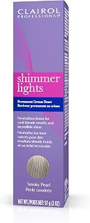 Clairol Professional Shimmer Lights Permanent Cream Toners | For Hair Toning & Refreshing Blonde Tones | Neutralizes Brass & Incredible Shine