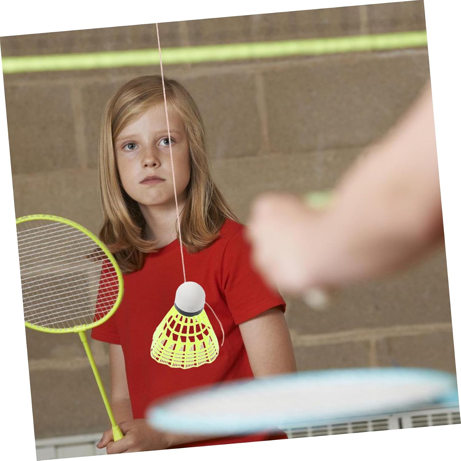Badminton Training Rebound Set Portable Tennis Trainer for Boy Girl and Adults Practice Equipment Enhances Coordination and Reflexes Kit