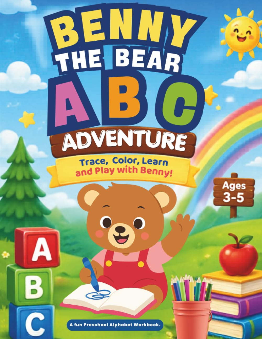 Benny the Bear ABC Adventure: Learn Letters, Trace ABCs, Color & Have Fun!
