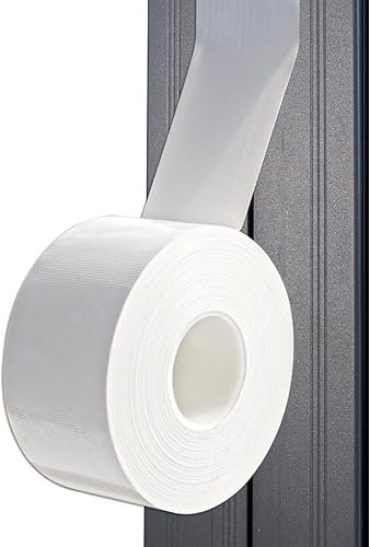 Película de sellado blanca para clima, sello de CA para ventana, cinta de sellado de aire acondicionado, sin residuos, impermeable, autoadhesiva