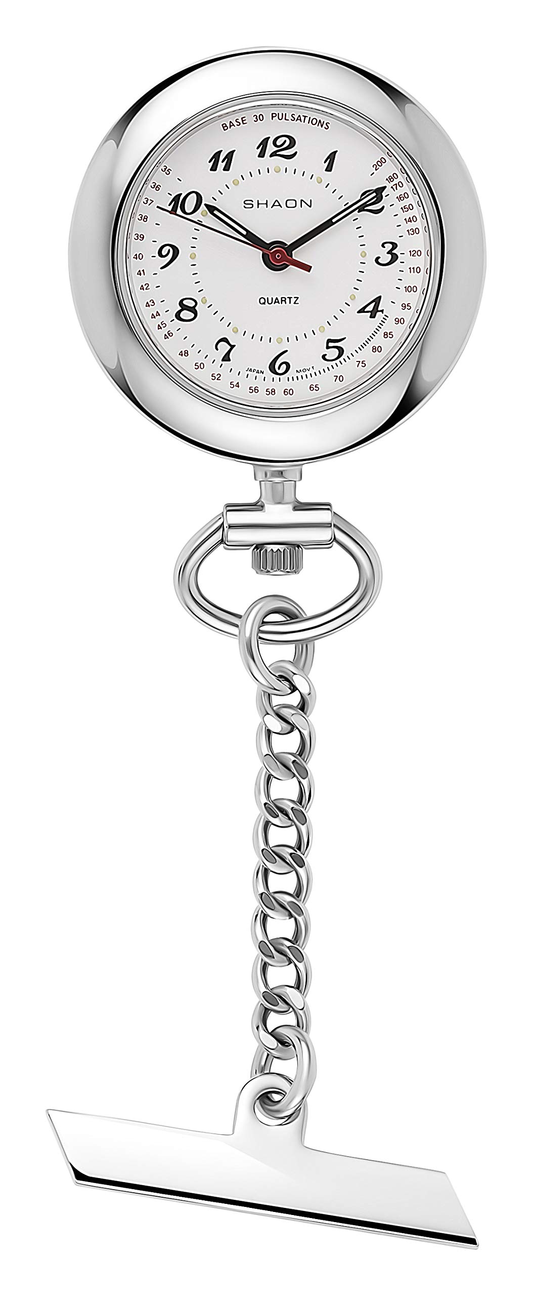 Shaon - 60-0000-18 - Montre Femme - Quartz Analogique - Cardiofréquencemètre - Bracelet Acier inoxydable Argent