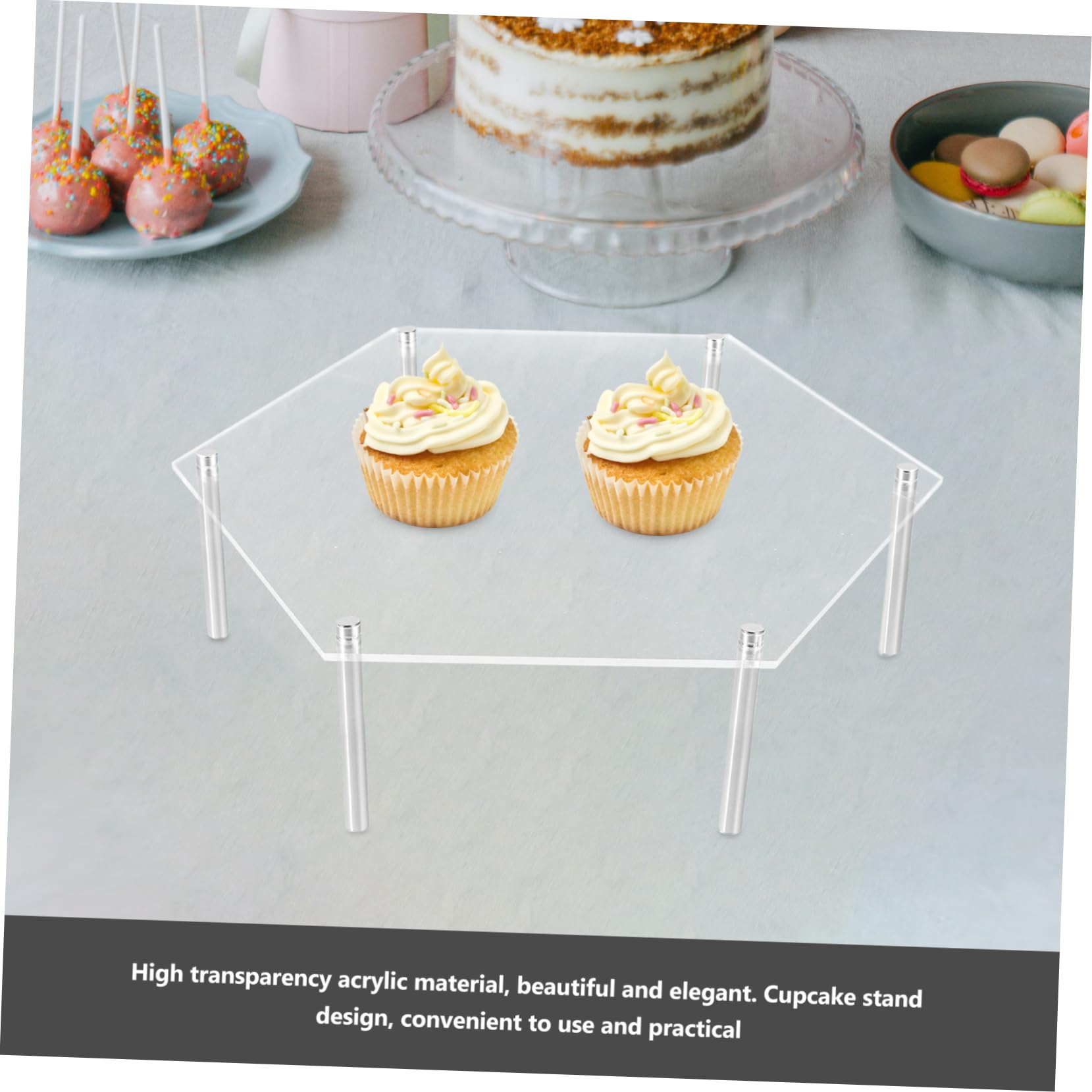 Set De 4 Soportes Acrílicos Blancos Para Sublimación De 10x6x6 Cm – Base Estable Para Fotos, Letreros De Mesa Y Decoración De Oficina