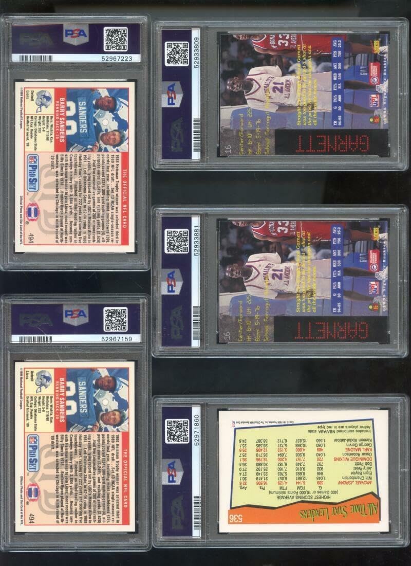 1995-96 Signature Rookies Prime Promo Kevin Garnett Graded ROOKIE Card RC PSA 7 - Basketball Slabbed Rookie Cards