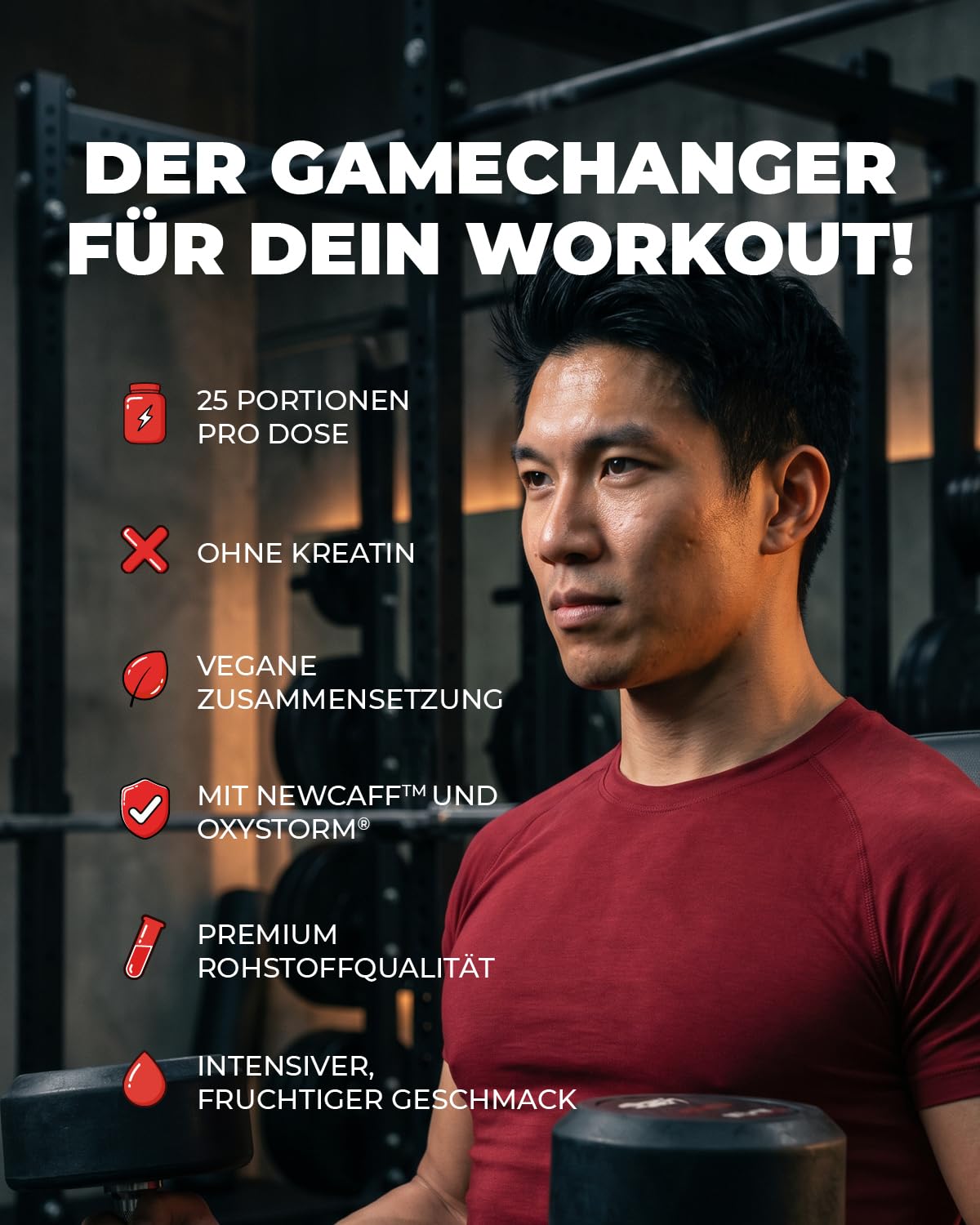 50 Plates of Grey Edition – Pre-Workout Drink – 5.000mg L-Citrullin Malat + 4.000mg Arginin AKG – 200mg Koffein – Mit NEWCAFF & OXYSTORM – Vegan – 500g (25 Portionen) (Pfirsich-Kaktusfeige)