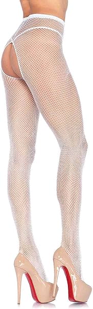 Crotchless fishnet pantyhose Clearance